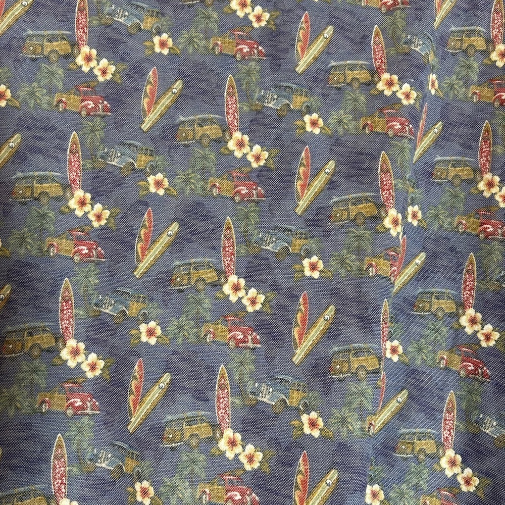Johnston & Murphy Surfboard Print Polo Shirt Large - Picture 3 of 9